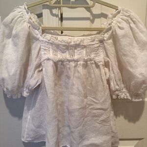 Doen White Top - Size XS